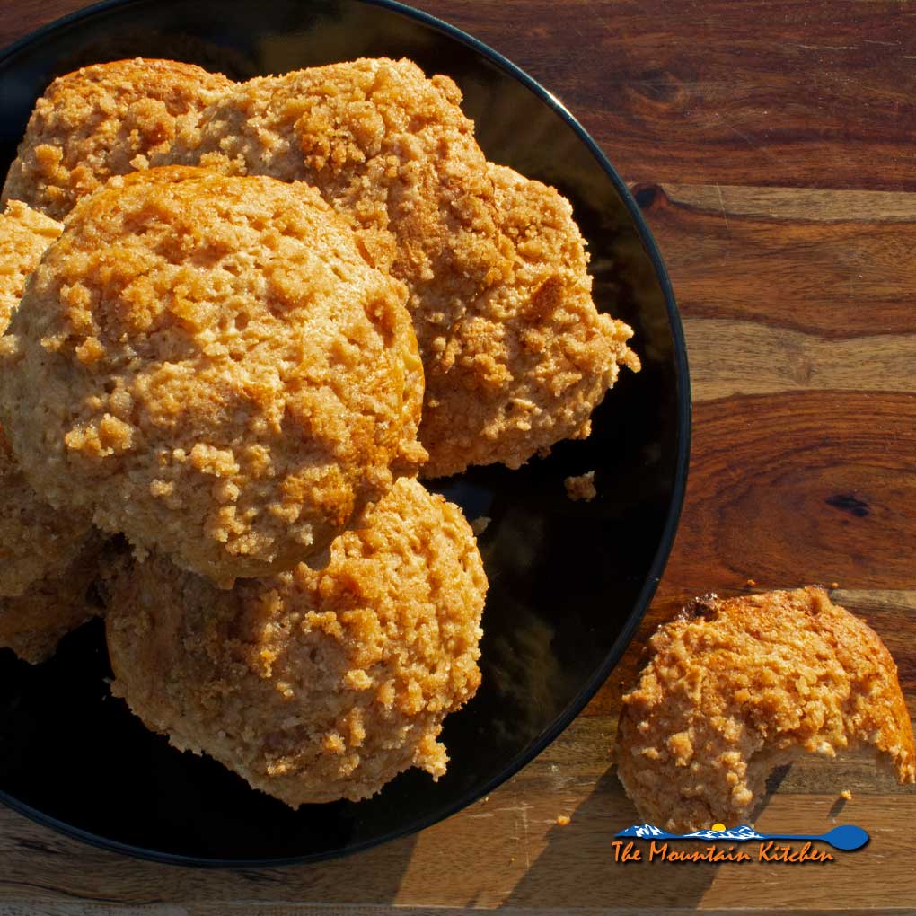 applesauce muffins on plate