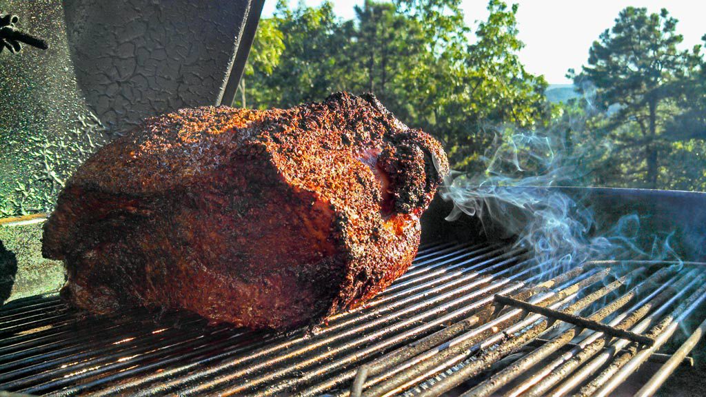 It was beef brisket time again. My absolute favorite meat that David smokes on the grill. The smoke from the mesquite wood tickles the brisket just right! | TheMountainKitchen.com