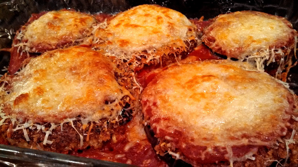 authentic eggplant parmesan