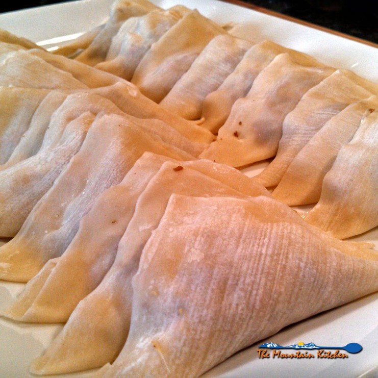 veggie wontons