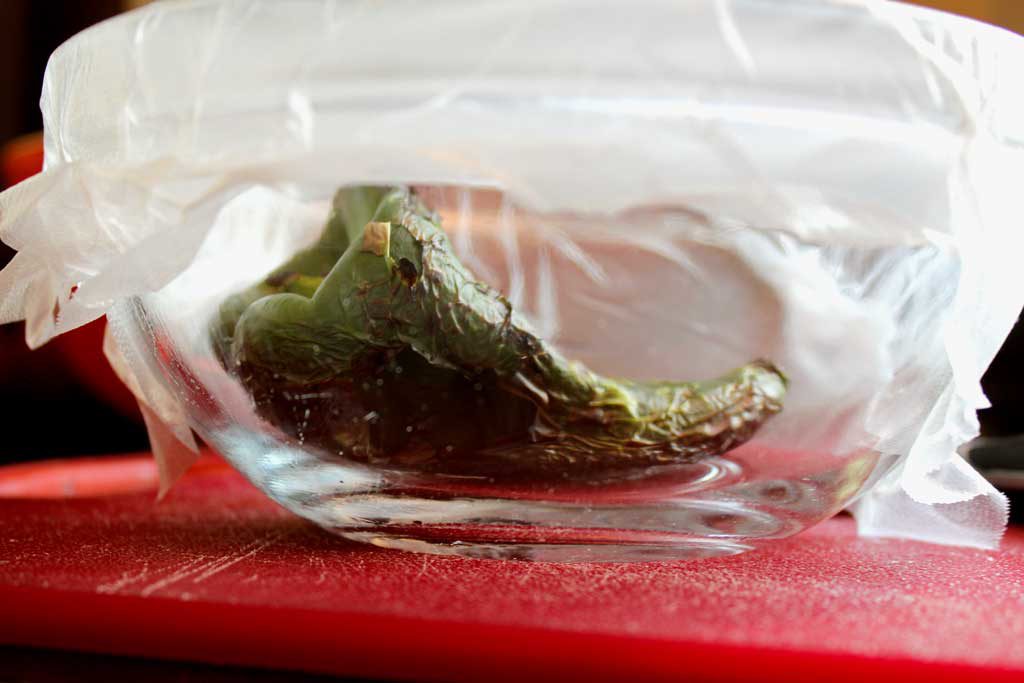 Things you need to know about preparing Poblano chiles. Preparing them becomes very simple, once you know how and the extra steps are so worth it! | TheMountainKitchen.com