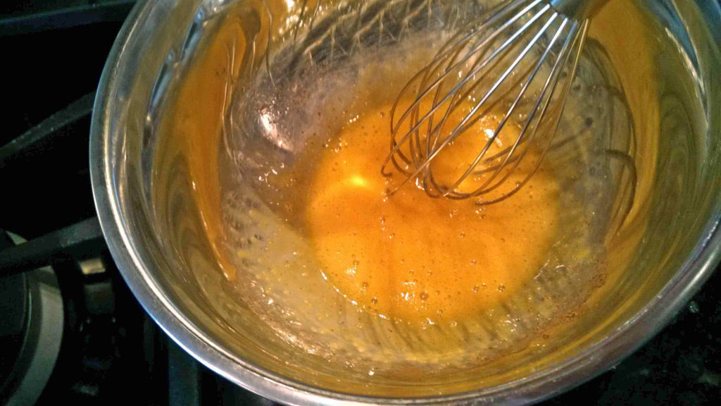 whisking egg