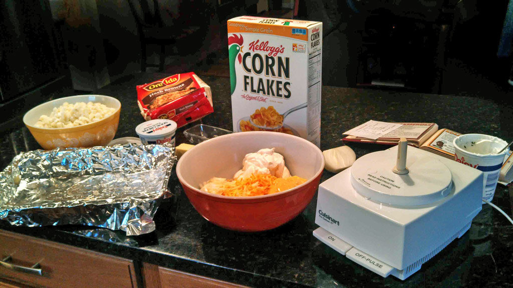 ingredients to make casserol