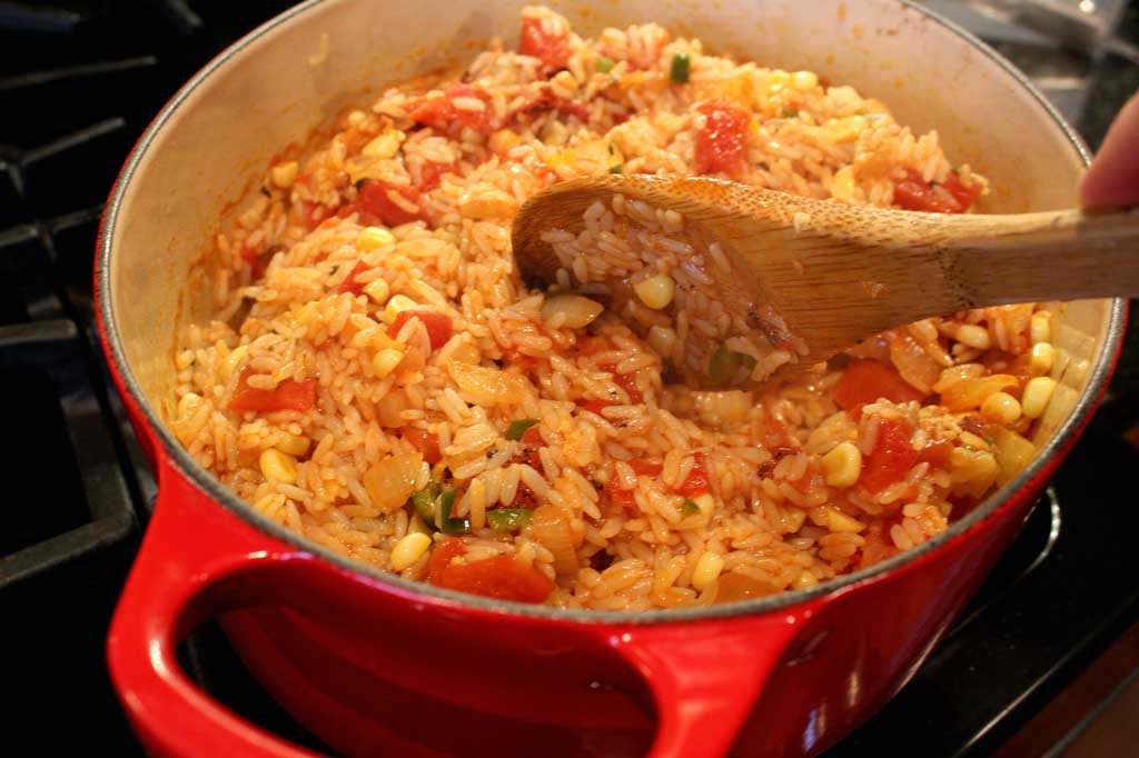 Mexican Rice ready to eat
