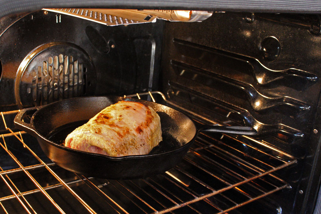 baking roast in oven