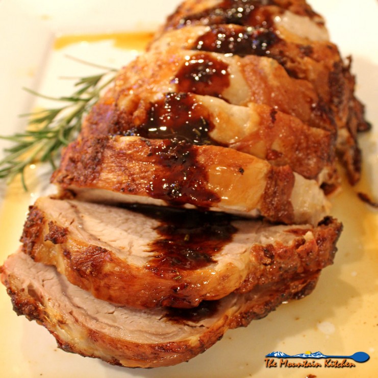 mustard-maple pork ribeye roast