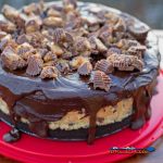 Reese's Peanut Butter Cheesecake on plate