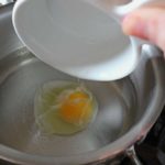 drop egg into water