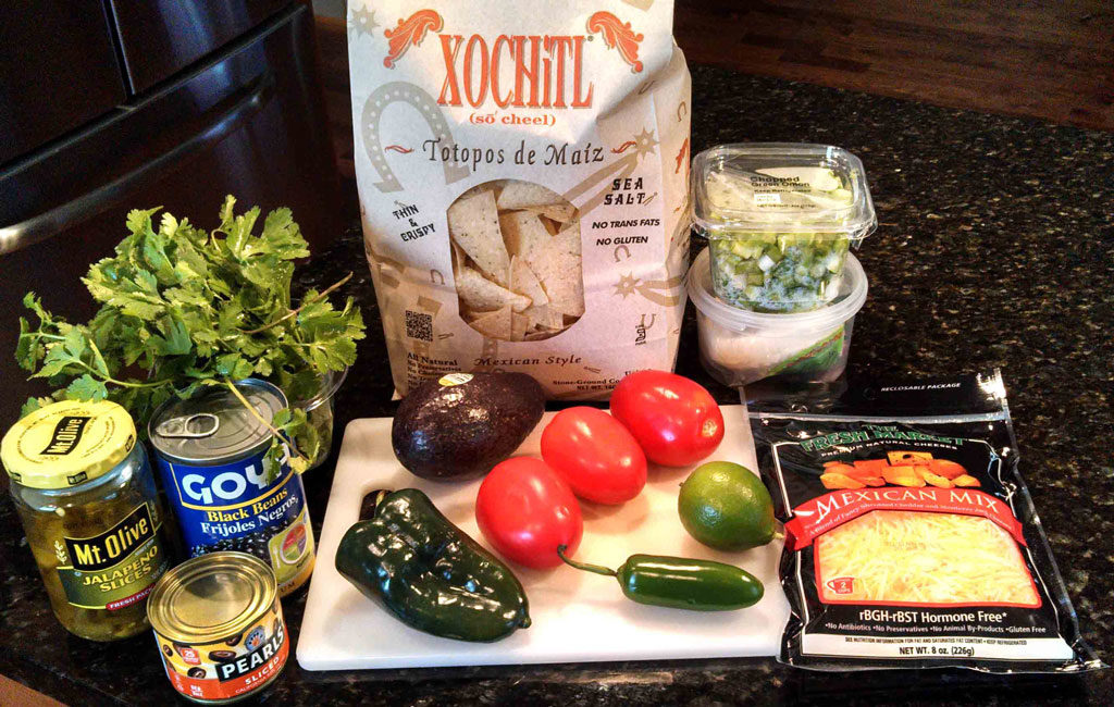 ingredients for nachos