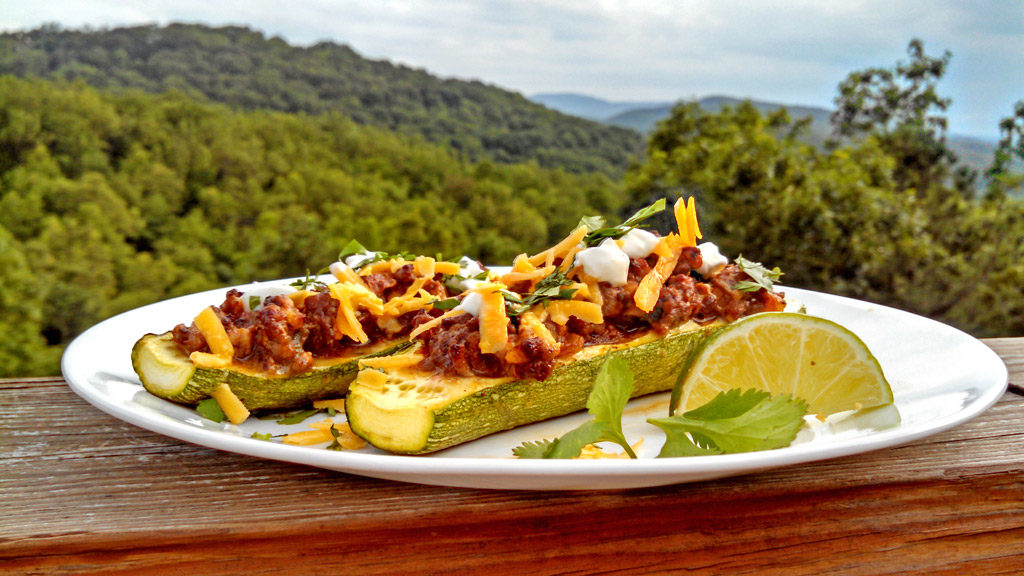 low-carb mexican zucchini boats