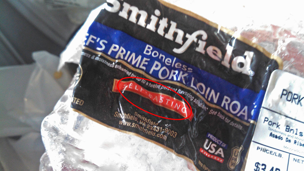 Watch your salt? A cautionary statement about meat getting salted or plumped. That's right, some meats you buy from the grocery store are already salted!! | TheMountainKitchen.com