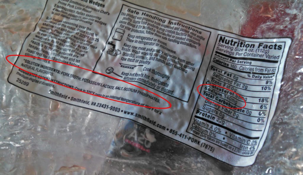 Watch your salt? A cautionary statement about meat getting salted or plumped. That's right, some meats you buy from the grocery store are already salted!! | TheMountainKitchen.com