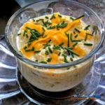 This satisfying summer chowder is made with fresh summer squash, succulent sweet corn fresh from the cob, blended into a creamy chowder with cheese. | TheMountainKitchen.com