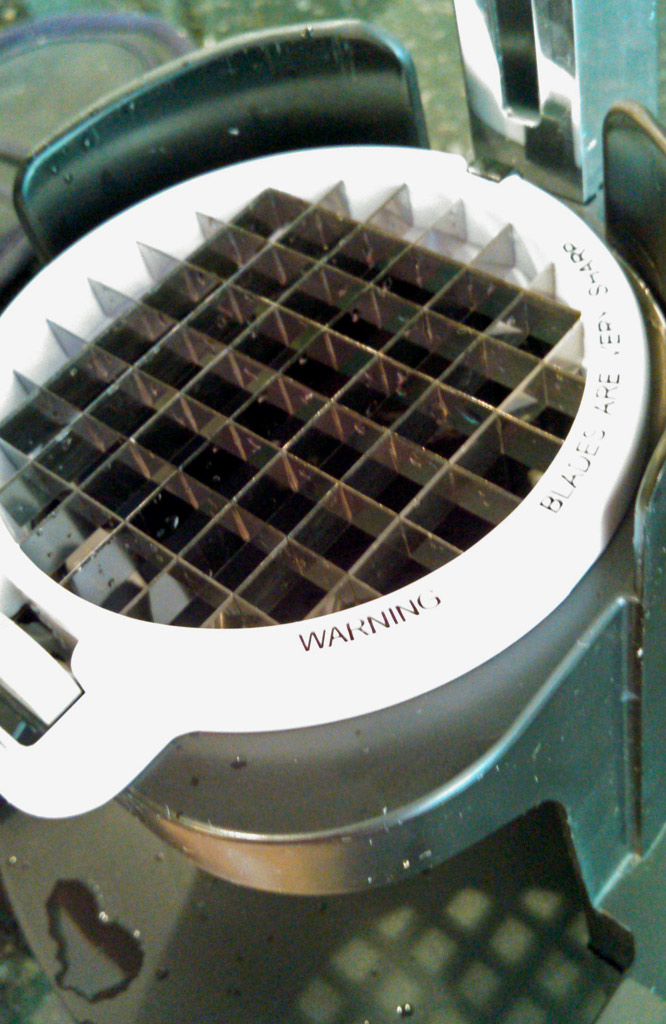 grid cutter for press