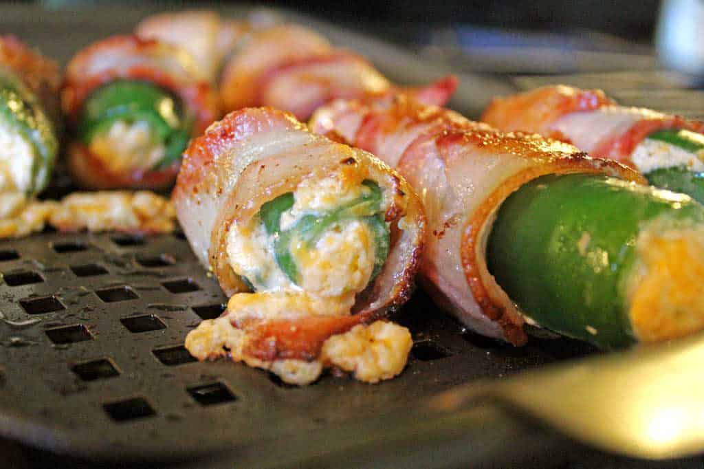 stuffed jalapeno poppers ready to eat