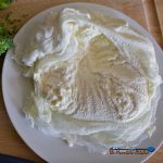 homemade ricotta cheese in cheesecloth