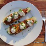 Meatless Mexican Zucchini Boats