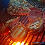 Recipes for preparing grilled red snapper and bacon wrapped scallops. The only seasoning needed was freshly squeezed lemon juice and Al's Stolen Fish Sauce. | TheMountainKitchen.com