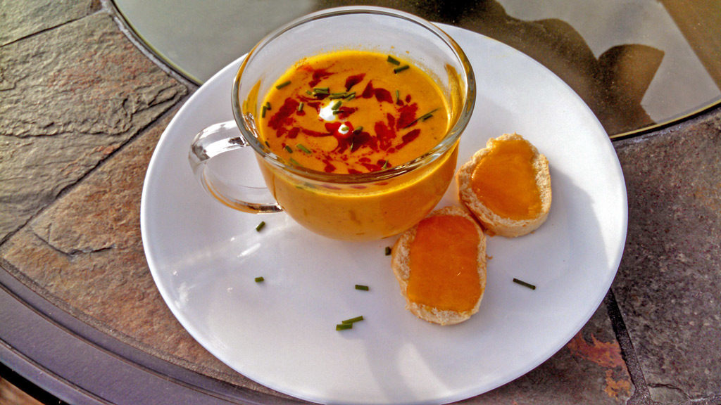 Roasted Carrot-Apple Soup