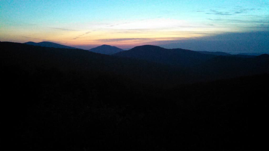Watching the sunrise come up on Skyline Drive, while people were sleeping. There something so special about watching the sunrise from on top of the world. | TheMountainKitchen.com