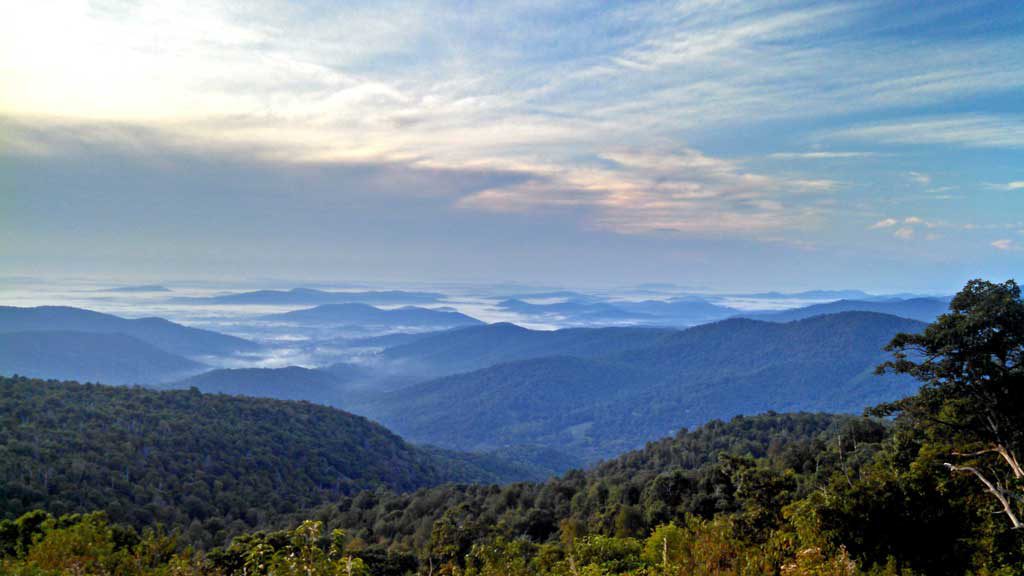Watching the sunrise come up on Skyline Drive, while people were sleeping. There something so special about watching the sunrise from on top of the world. | TheMountainKitchen.com