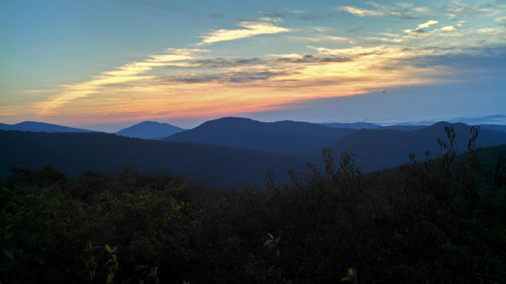 Watching the sunrise come up on Skyline Drive, while people were sleeping. There something so special about watching the sunrise from on top of the world. | TheMountainKitchen.com