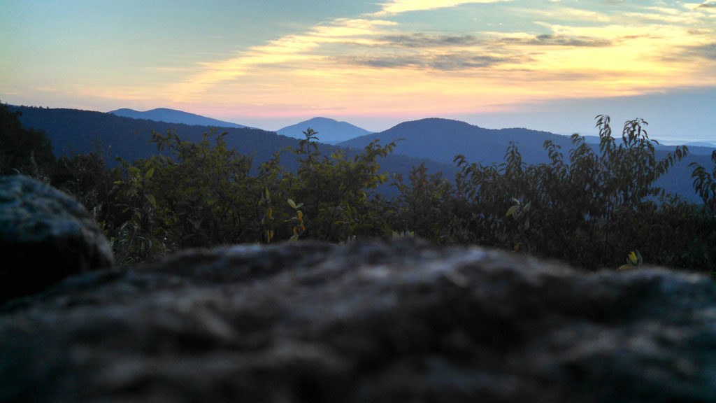 Watching the sunrise come up on Skyline Drive, while people were sleeping. There something so special about watching the sunrise from on top of the world. | TheMountainKitchen.com