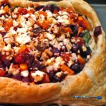 Butternut Squash and Beet Tart