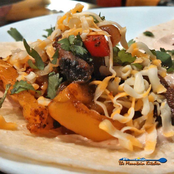 mushroom fajitas