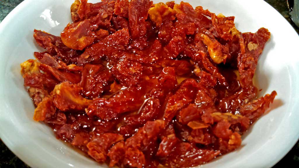 sun-dried tomatoes in bowl
