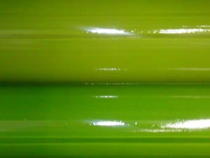 ink rollers with yellow ink