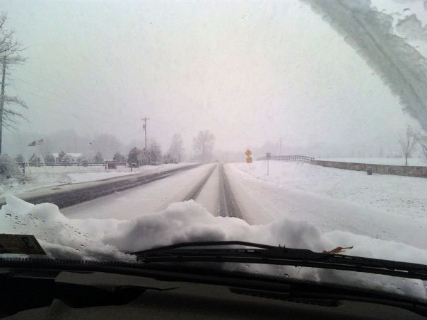 Snow coming home
