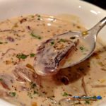 Treat yourself to this cream of mushroom soup. Guaranteed to melt away a cold winter’s day, this smooth and creamy soup is blended with mushrooms and leeks. | TheMountainKitchen.com
