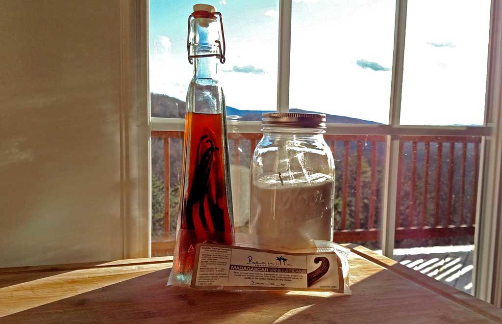 Stop wasting money on pure vanilla extract by making your own. It expires, just top the extract off with more vodka and add more vanilla beans as needed. | TheMountainKitchen.com