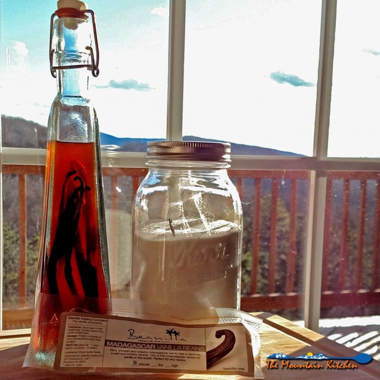 Stop wasting money on pure vanilla extract by making your own. It expires, just top the extract off with more vodka and add more vanilla beans as needed. | TheMountainKitchen.com