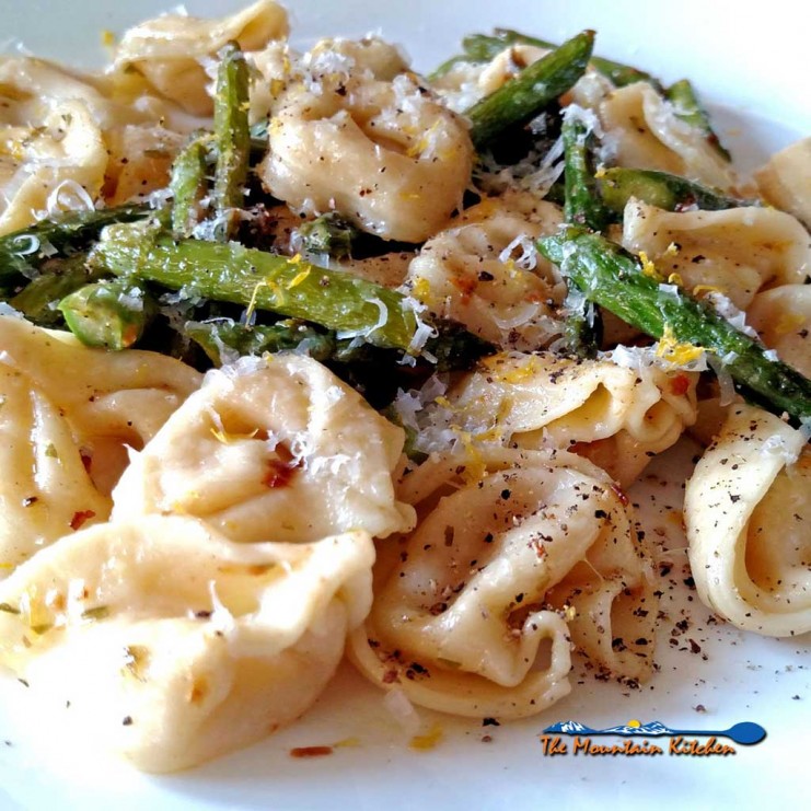 Brown Butter Tortellini on plate