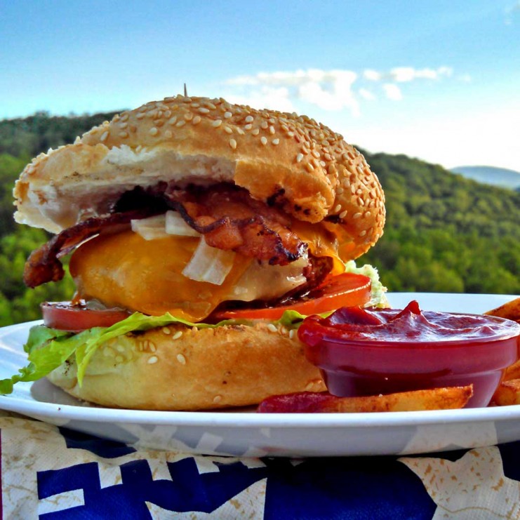 There is nothing more American than a perfectly formed, grill mastered, juicy, succulent, hamburger. Here are 10 steps to help you build a better burger. | TheMountainKitchen.com