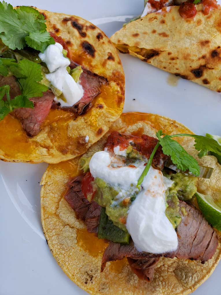 carne asada tacos