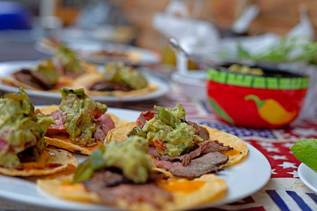 carne asada tacos