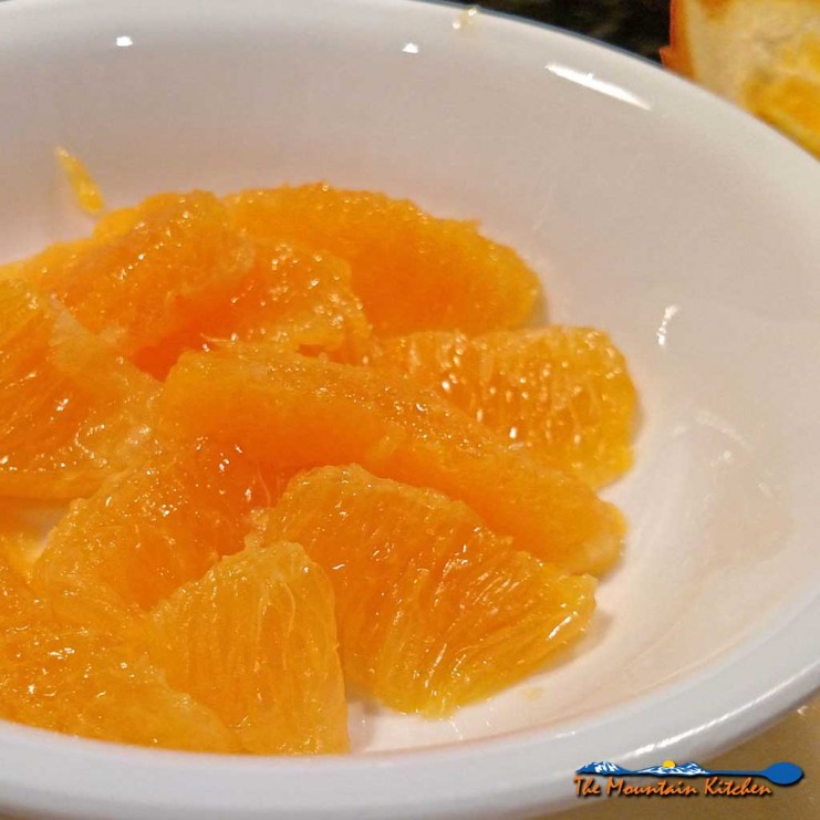 Do you know how to supreme an orange? To supreme means to remove the skin, pith, membranes, and seeds of a citrus fruit and separate its wedges | TheMountainKitchen.com