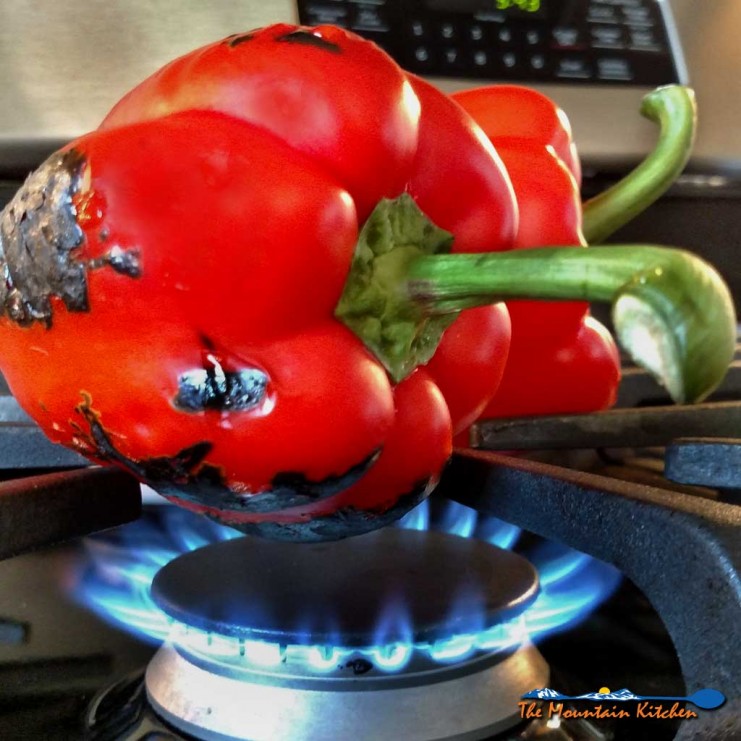 How to Roast a Bell Pepper | TheMountainKitchen.com