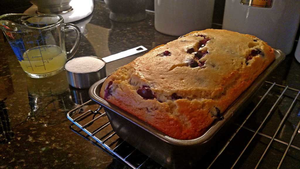 This Blueberry Lemon Yogurt Loaf captured that hot summer morning picking blueberries at my mama’s house perfectly. This loaf has quite the zing to it and it is bursting with lemon flavor and fresh blueberries. It practically melts in your mouth and I am sure it would bring warm summer thoughts to your mind even in the dead of winter! | TheMountainKitchen.com