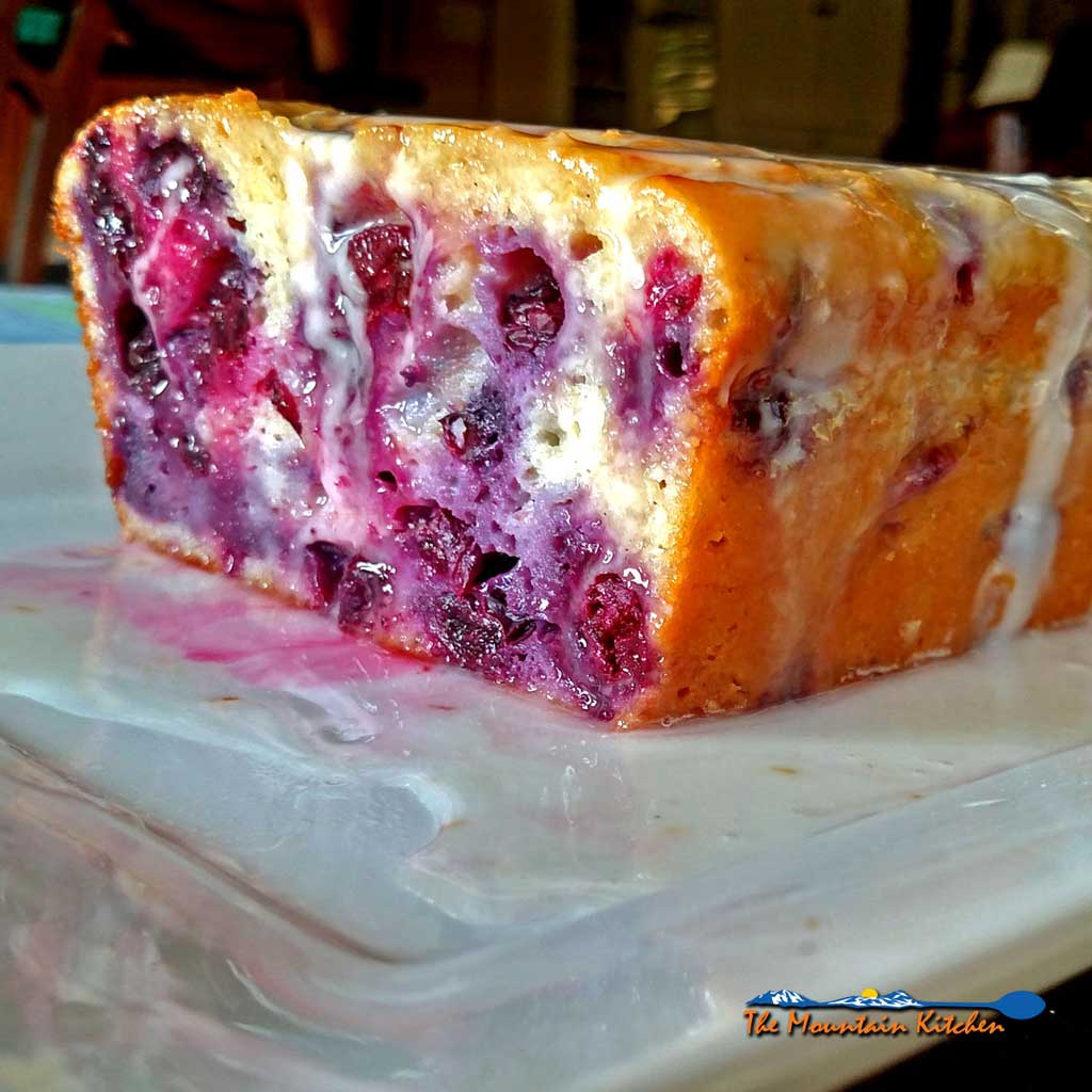 This Blueberry Lemon Yogurt Loaf captured that hot summer morning picking blueberries at my mama’s house perfectly. This loaf has quite the zing to it and it is bursting with lemon flavor and fresh blueberries. It practically melts in your mouth and I am sure it would bring warm summer thoughts to your mind even in the dead of winter! | TheMountainKitchen.com