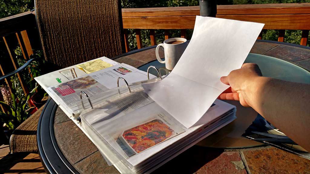 I encourage you to make a recipe binder. My recipe binders are probably the most useful and organizational tools I have ever made for my kitchen. | TheMountainKitchen.com
