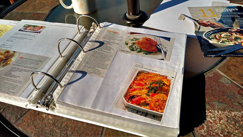 I encourage you to make a recipe binder. My recipe binders are probably the most useful and organizational tools I have ever made for my kitchen. | TheMountainKitchen.com