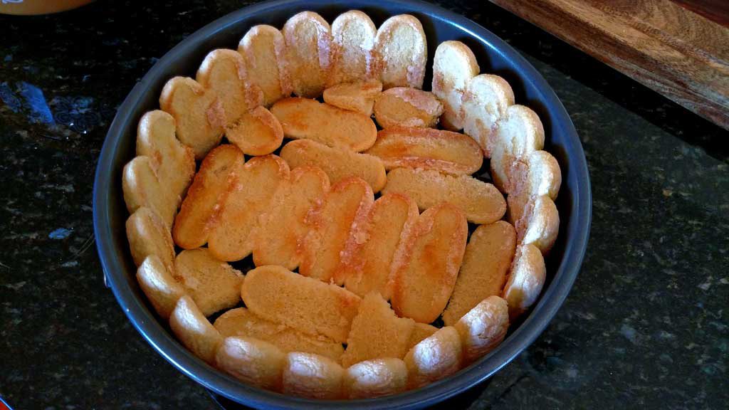 ladyfingers in springform pan