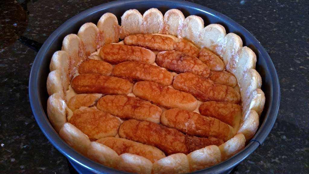 another layer of lady fingers added