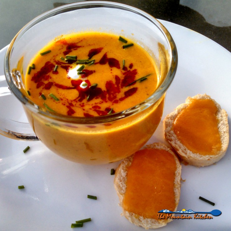 Roasted Carrot-Apple soup