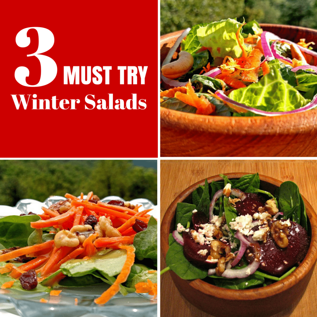 Start the new year out on the right foot. We invite you to participate in Meatless Monday. Try one of these winter salads! | TheMountainKitchen.com
