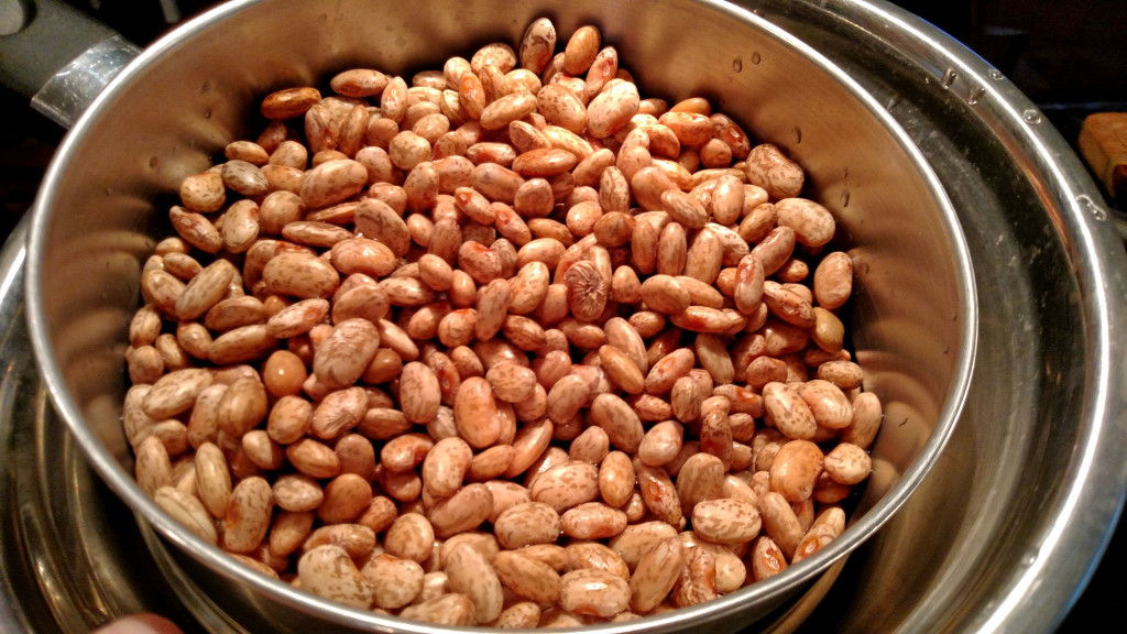 rinsed pinto beans